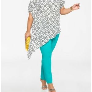 PRINTED ASYMMETRICAL TUNIC Size 22/24 NWT